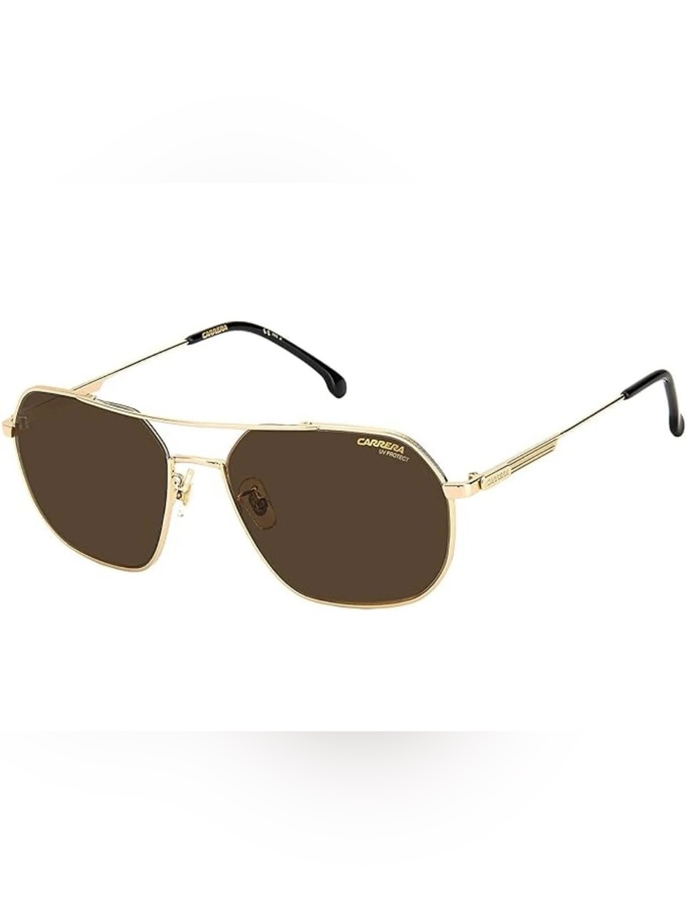 Carrera C1035/Gs 0j5g 70 Gold / Dark Brown Lens Unisex Sunglasses 58mm